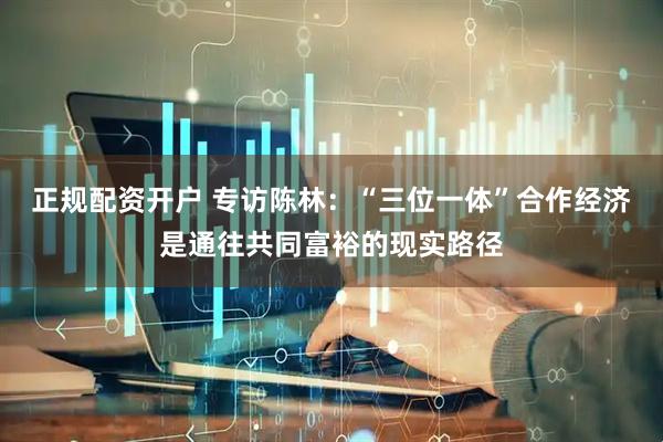 正规配资开户 专访陈林：“三位一体”合作经济是通往共同富裕的现实路径